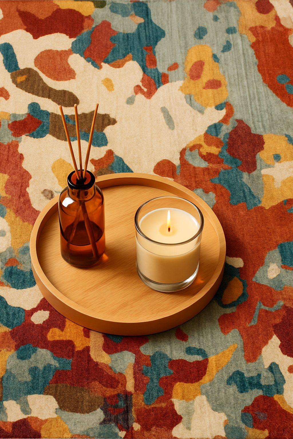 Tapete Madeira 02 Tellaio Estonado Veludo Egípcio Tons Terrosos