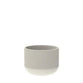 Vaso Fringe Cilíndrico 36 Off-White Japi Elegante Polietileno