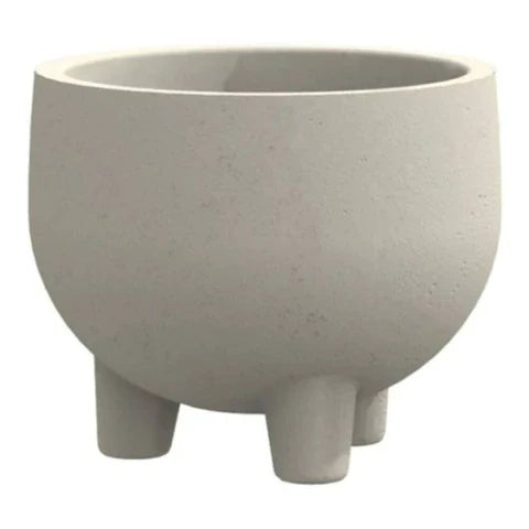 Vaso Tribo 44 Japi Cimento Queimado para Plantas Grandes (74cm)