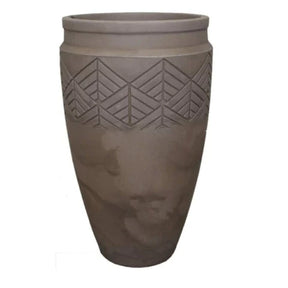 Vaso Tribo 44 Japi Cimento Queimado para Plantas Grandes (74cm)