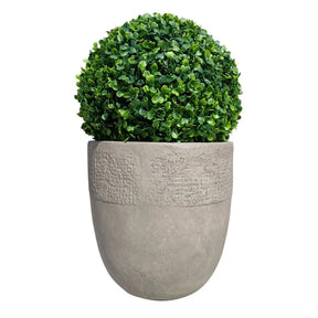 Buxinho Artificial Redondo Verde 28cm com Proteção UV
