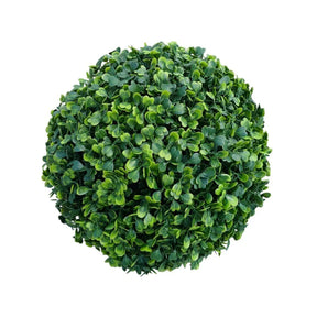 Buxinho Artificial Redondo Verde 28cm com Proteção UV