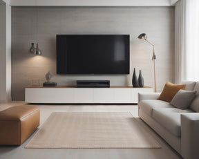 Tapete Sisal Sintético Buzios Camburí Bege e Cinza J. Serrano