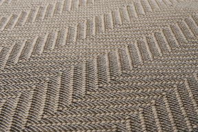 Tapete Sisal Sintético Buzios Camburí Bege e Cinza J. Serrano