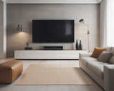 Tapete de Sisal Sintético Buzios Camburí Bege e Taupe J. Serrano