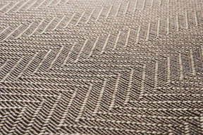 Tapete de Sisal Sintético Buzios Camburí Bege e Taupe J. Serrano