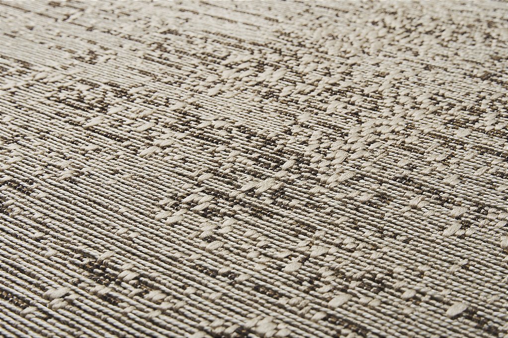 Tapete Búzios Farol Bege Areia J. Serrano Sisal Sintético Resistente