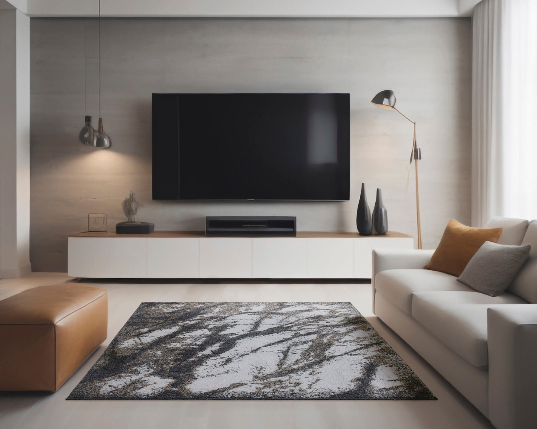 Tapete Classic Kauai Chumbo J. Serrano Extra Macio e Elegante