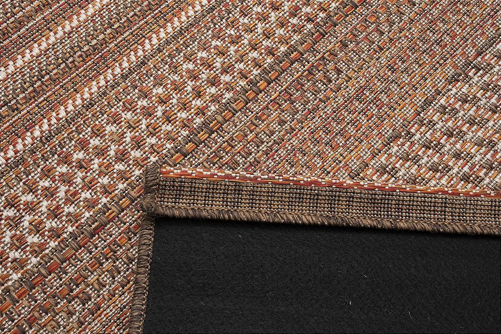 Tapete Sisal Sintético Búzios Arraial Marrom Terracota J. Serrano