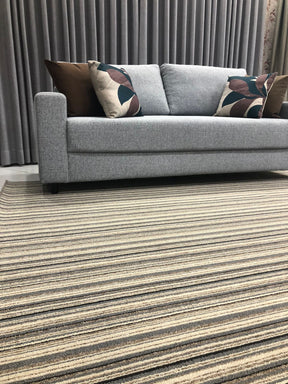 Tapete Aruba Arrecife São Carlos Listrado Moderno Lavável e Resistente