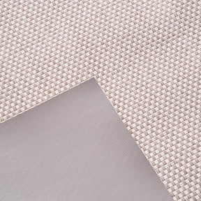 Tapete de PVC Ibiza Palha J. Serrano Branco Impermeável e Versátil