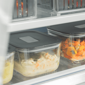 Kit 4 Potes de Vidro Hermético Ou Fresh Lock para Cozinha