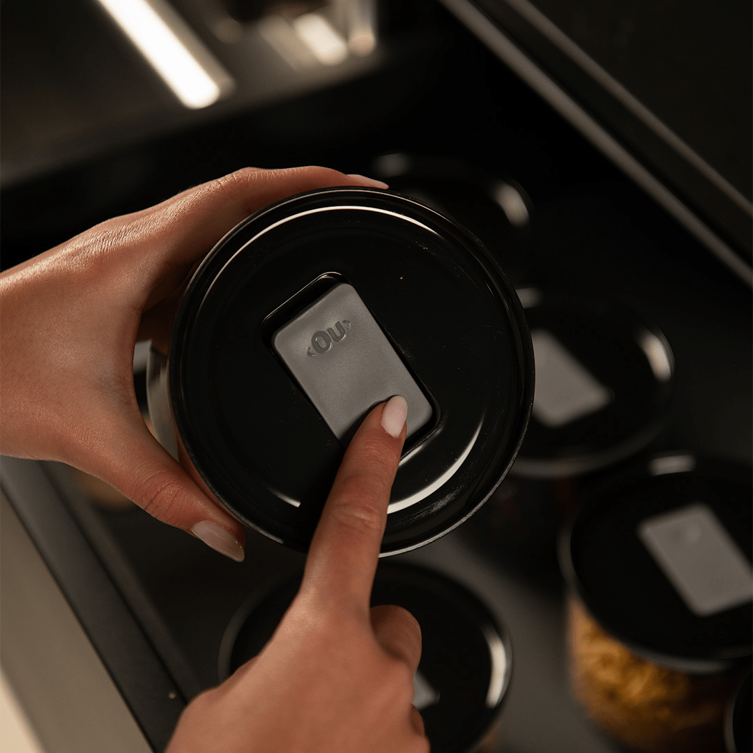 Kit 3 Potes Herméticos Redondos Duo Lock Ou Organizador Cozinha