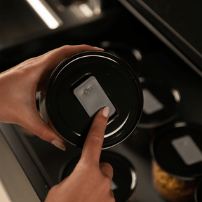 Kit 3 Potes Herméticos Redondos Duo Lock Ou Organizador Cozinha