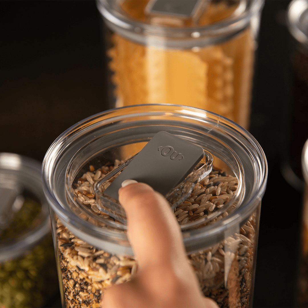 Kit 3 Potes Herméticos Redondos Duo Lock Ou Organizador Cozinha