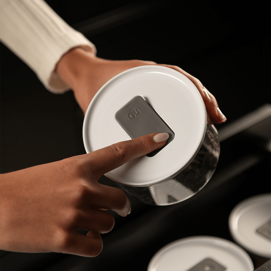 Kit 3 Potes Herméticos Redondos Duo Lock Ou Organizador Cozinha