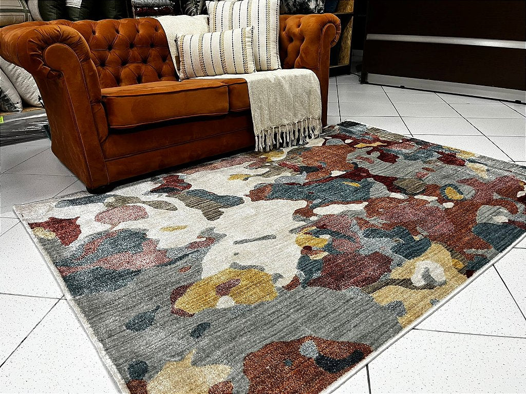 Tapete Madeira 02 Tellaio Estonado Veludo Egípcio Tons Terrosos