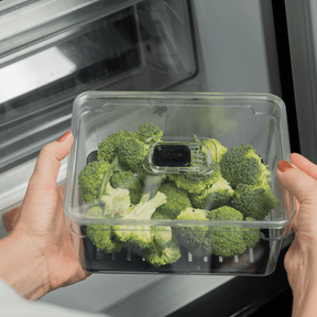 Organizador de Geladeira Clear Fresh OU com Tampa 2,2L Natural