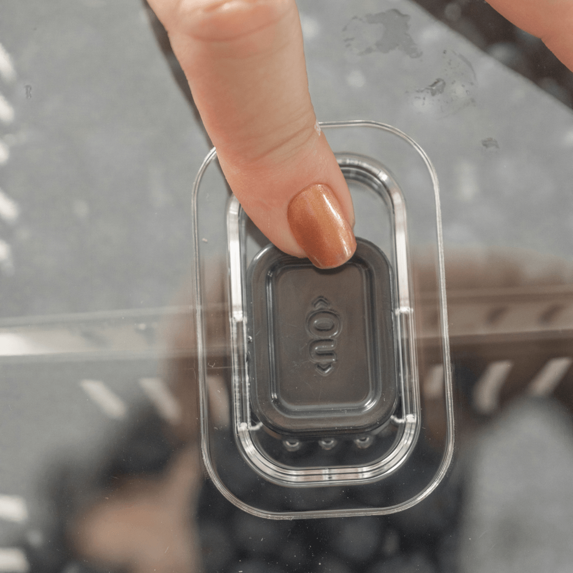 Organizador de Geladeira Clear Fresh OU com Tampa 2,2L Natural